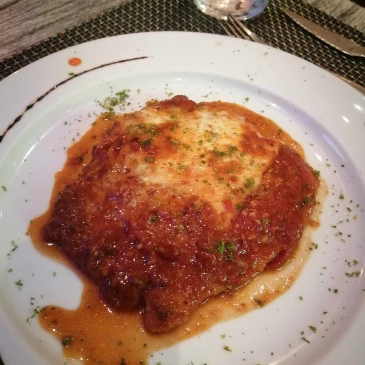 Pollo a la parmesana