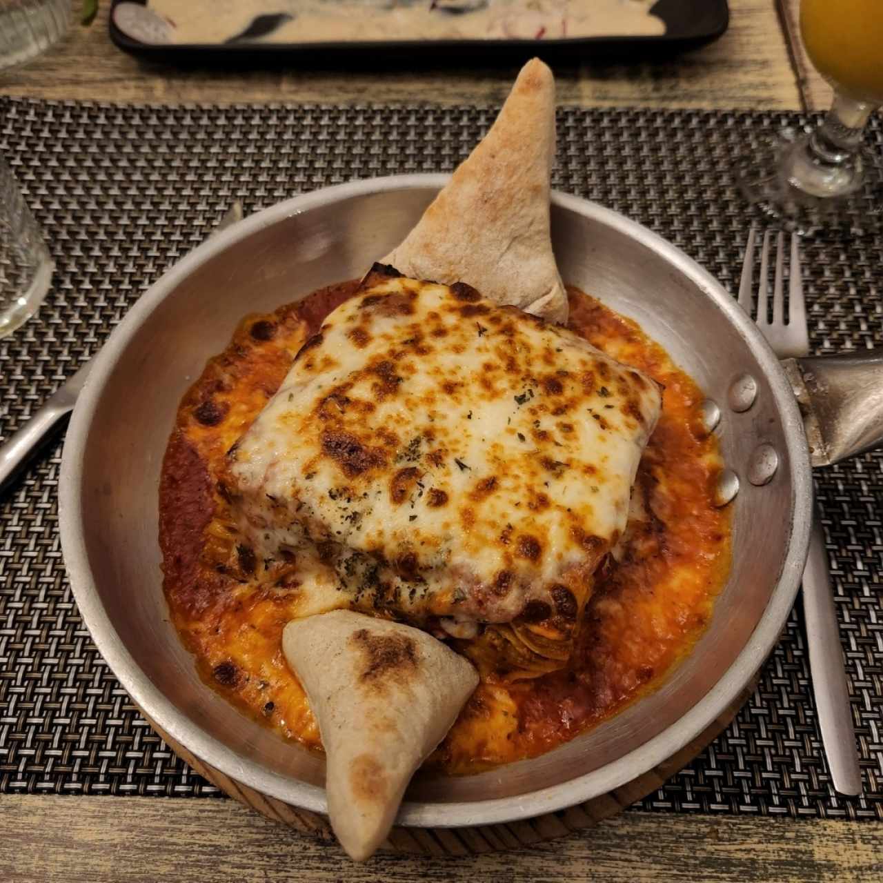 Lasagna de carne