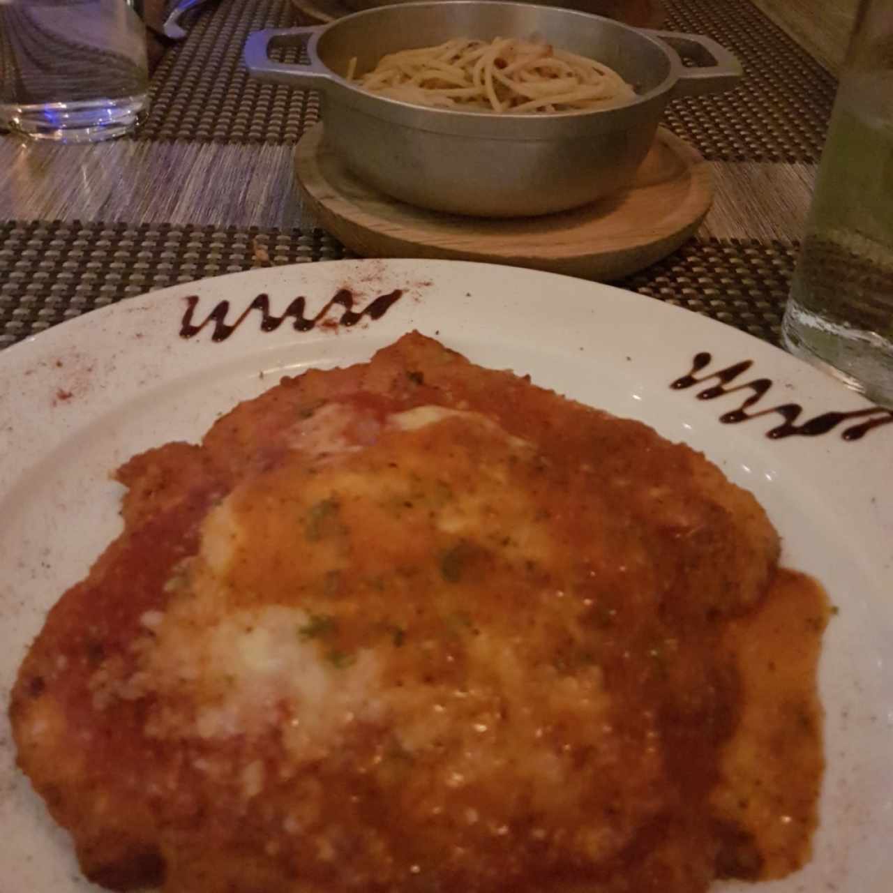 Milanesa de Pollo a la Parmesana.