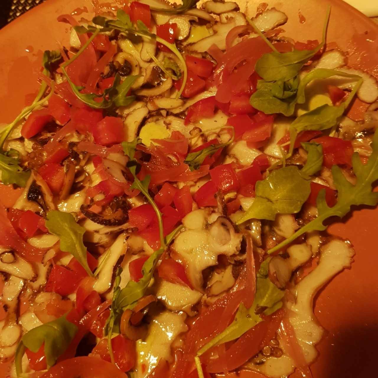 Carpaccio de pulpo