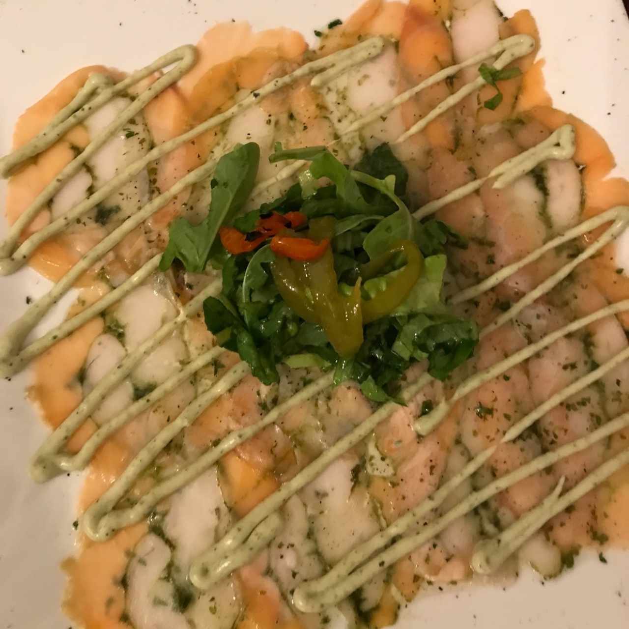 Antipasti - Carpaccio Strega