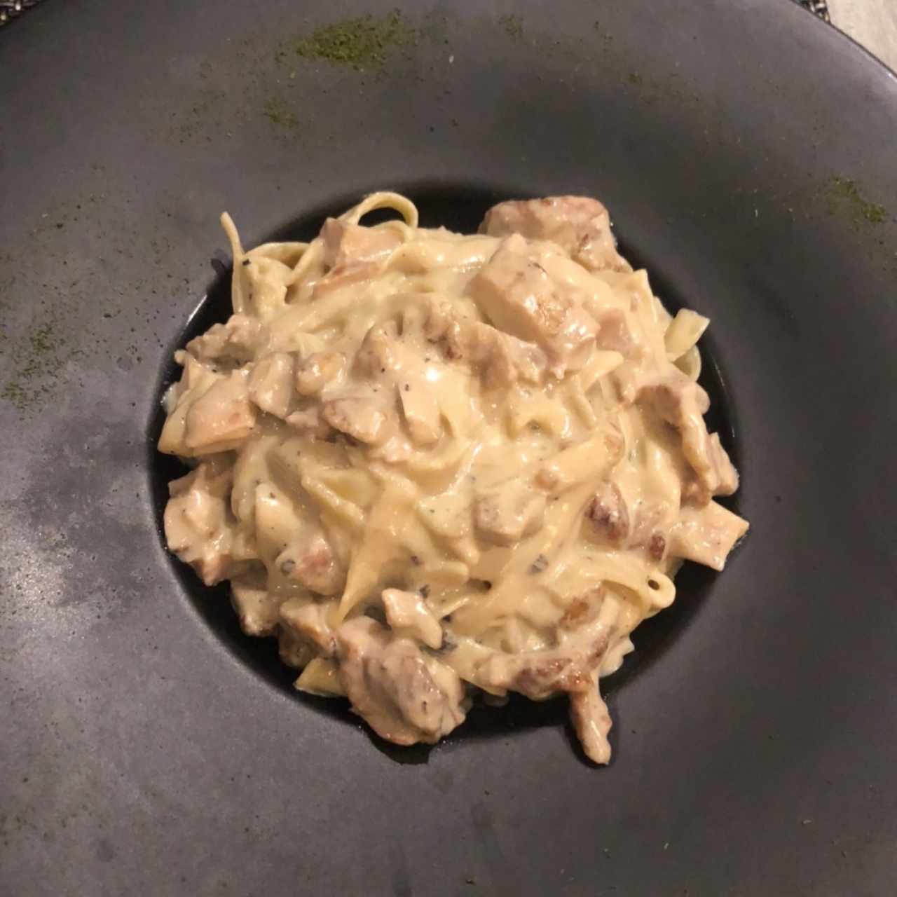 pasta strega con pollo