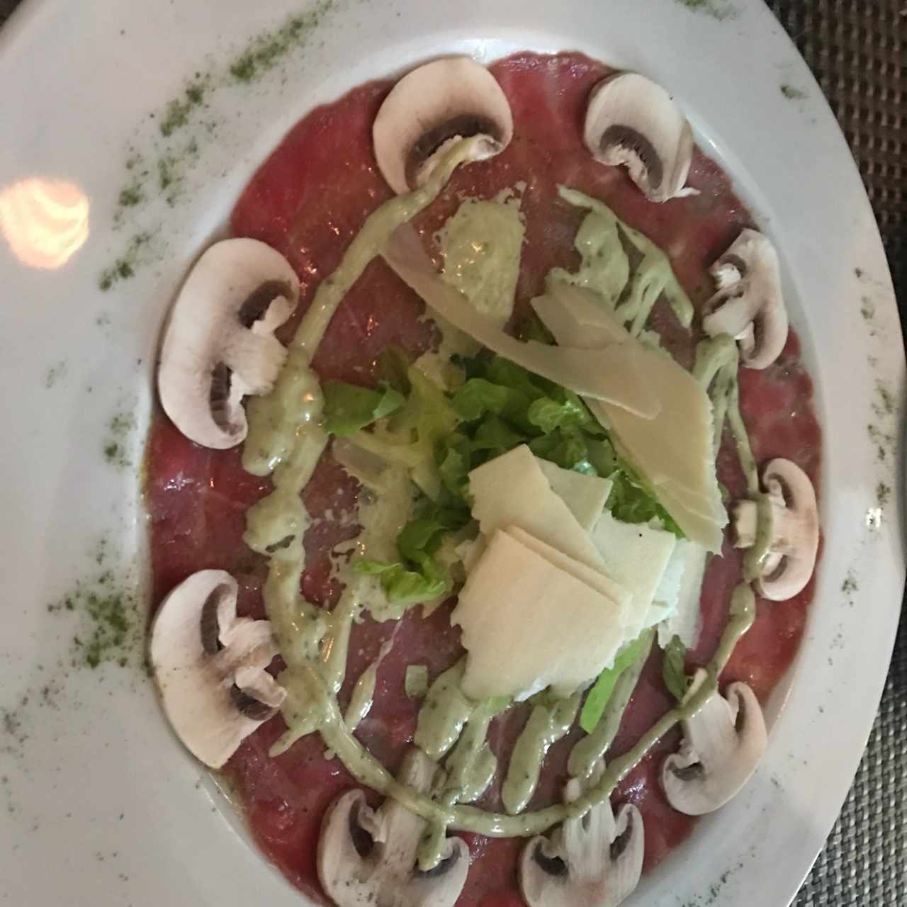 Antipasti - Carpaccio Strega