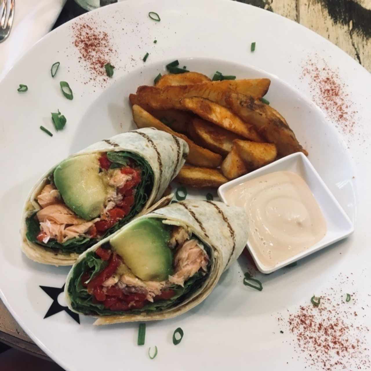 Saludables wraps - Wrap de salmón