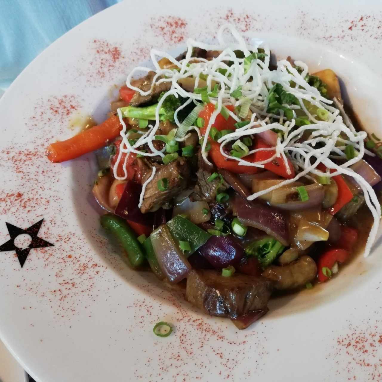 Stir fry de filete de res