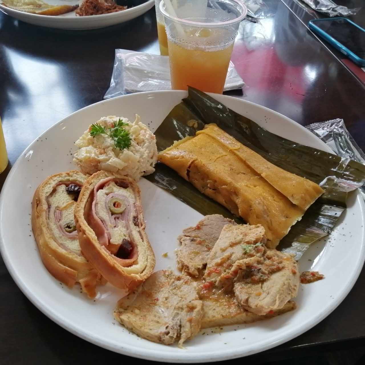 Plato navideño Venezolano