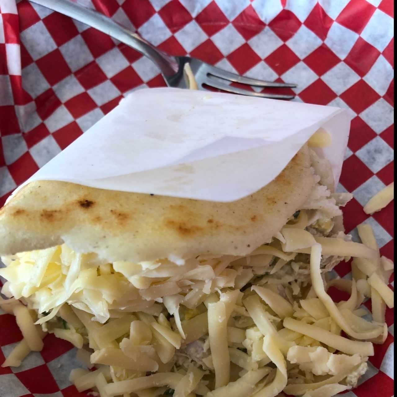 Arepa Sifrina con queso