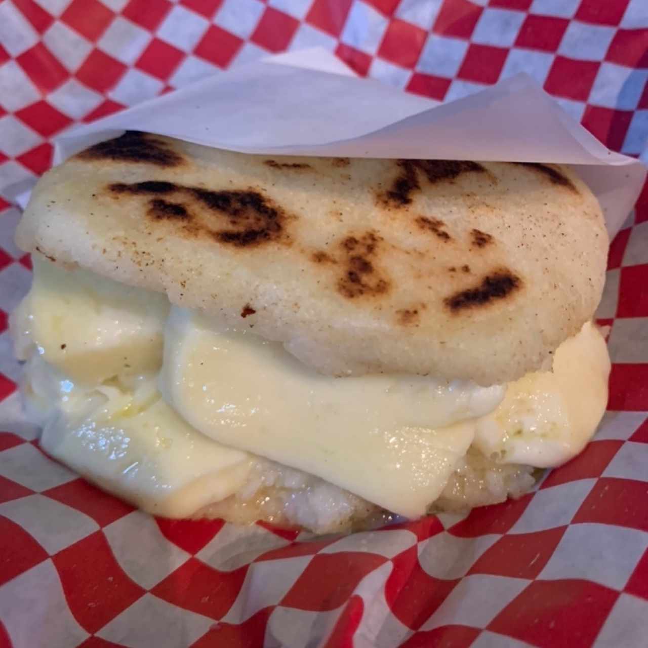 arepa con queso telita