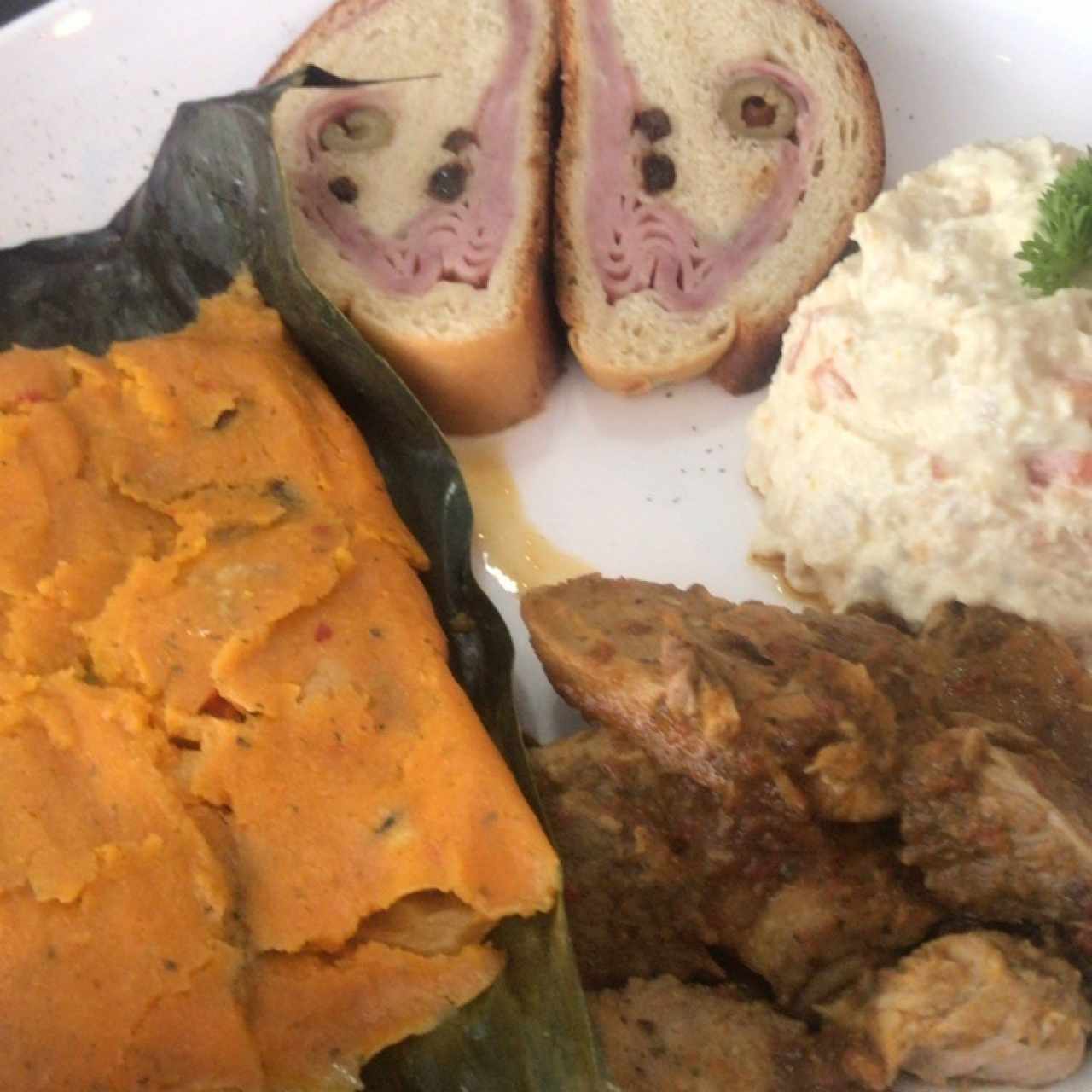 Plato navideño venezolano