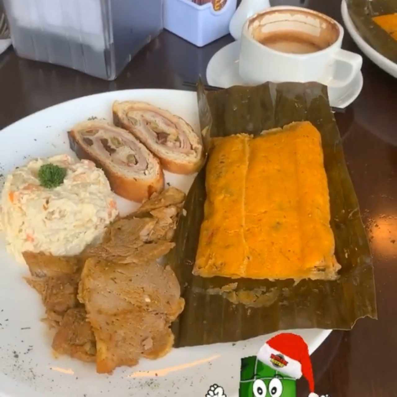 plato navideño venezolano