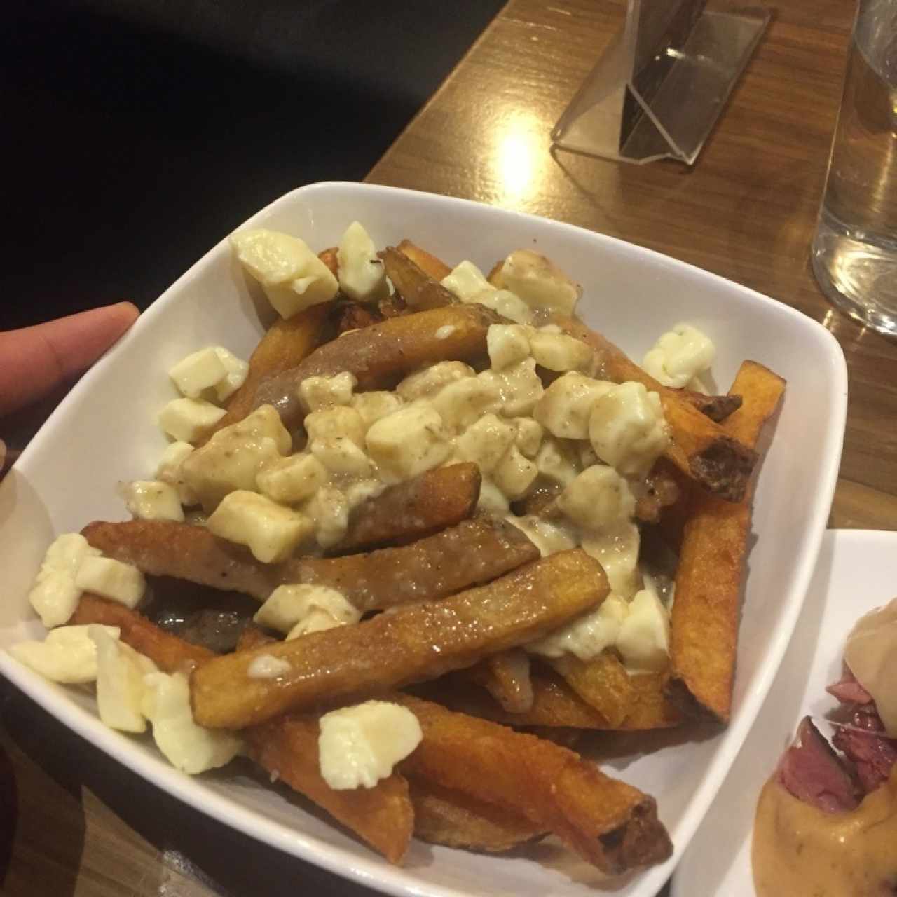 poutine de vegetales