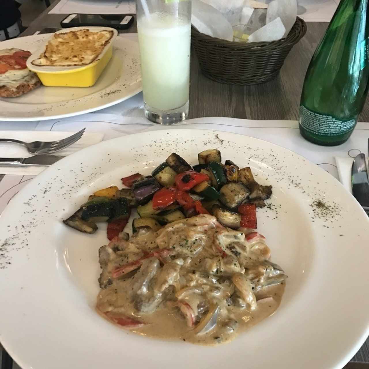 stroganoff de res en crema 