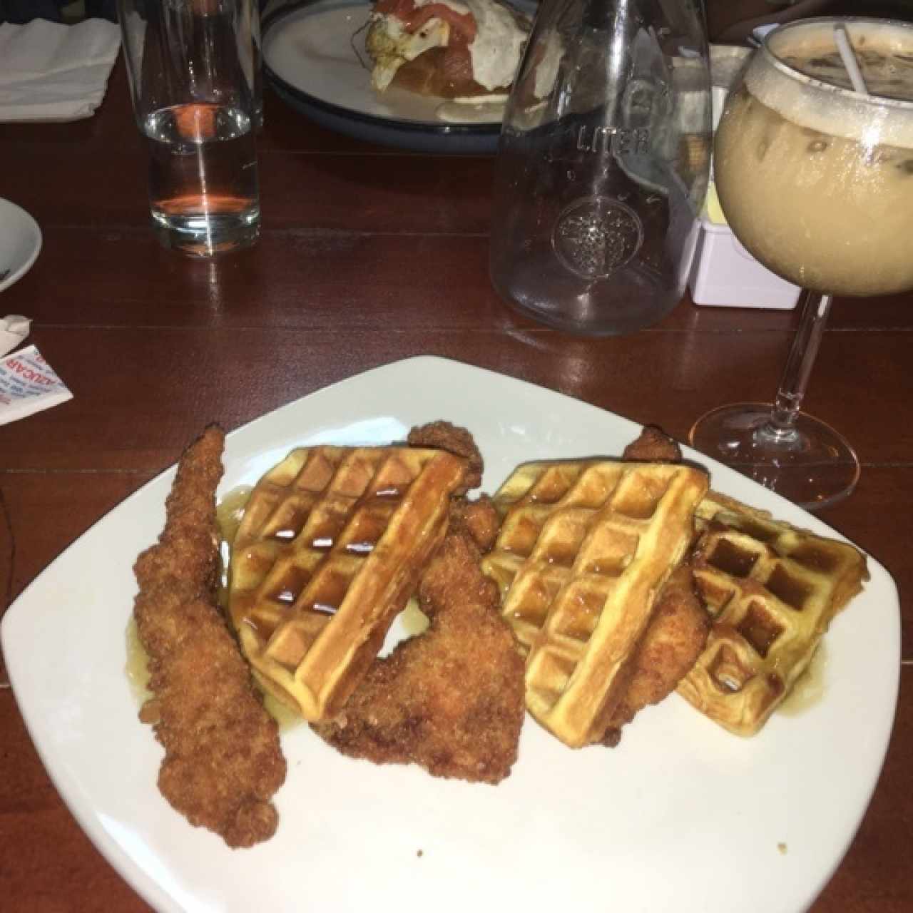 Waffle & chicken