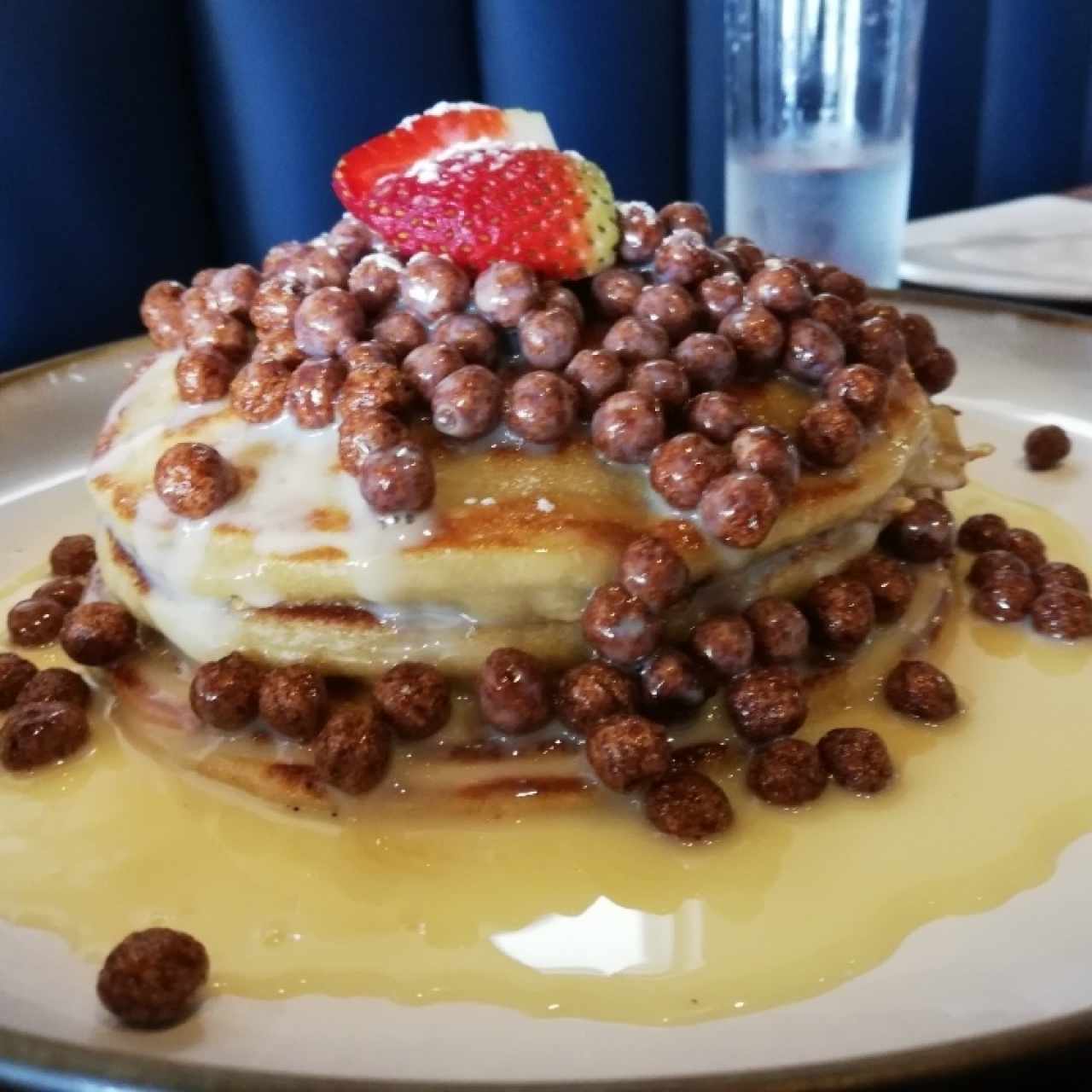 Pancakes de Cocoa Puff