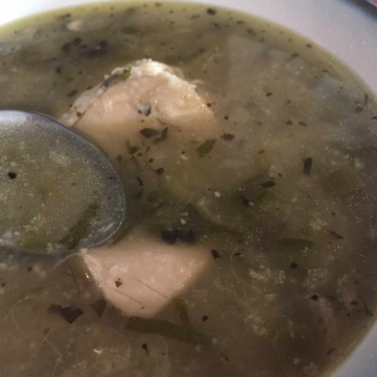 sopa del día (sancocho)