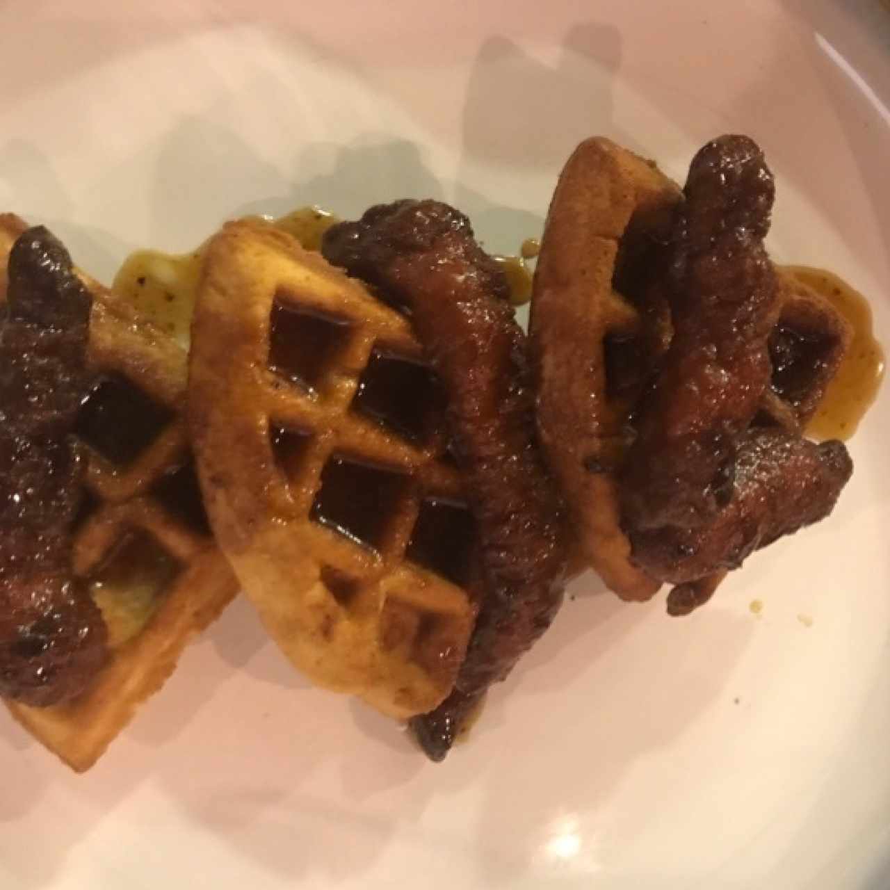 Chicken and waffles