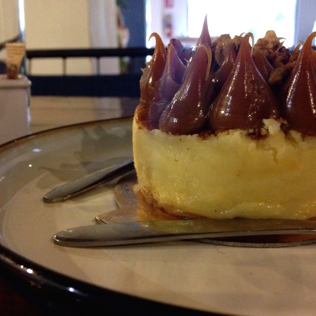 Cheesecake de dulce de leche