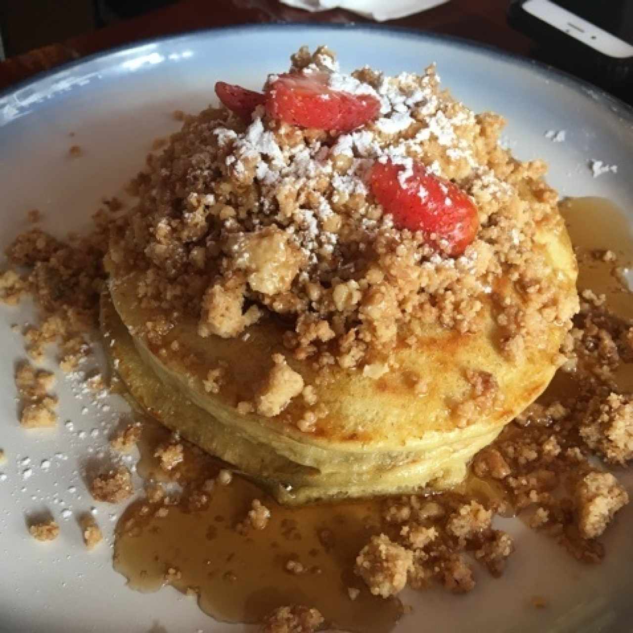 Apple crumble Pancakes