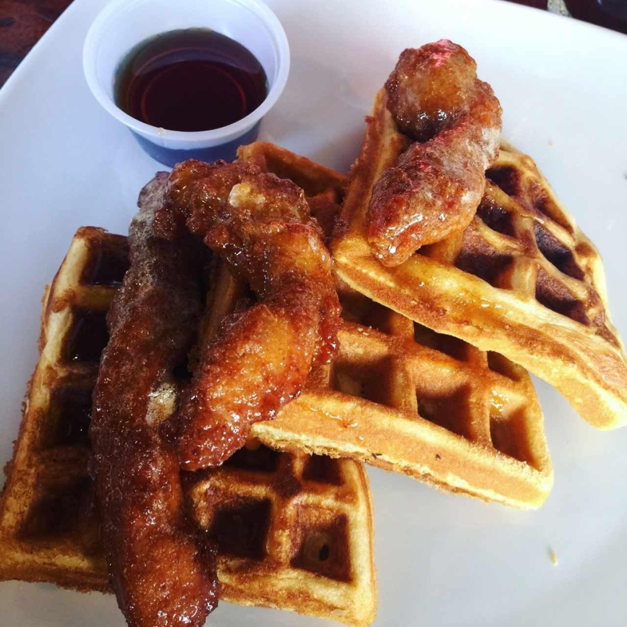 chicken & waffles