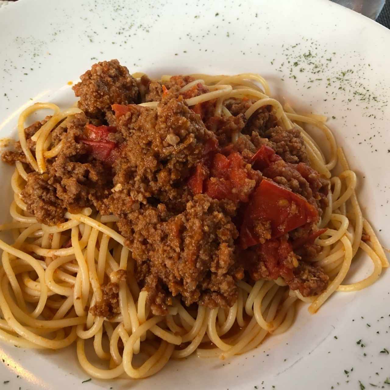 spaghetti a la Boloñesa