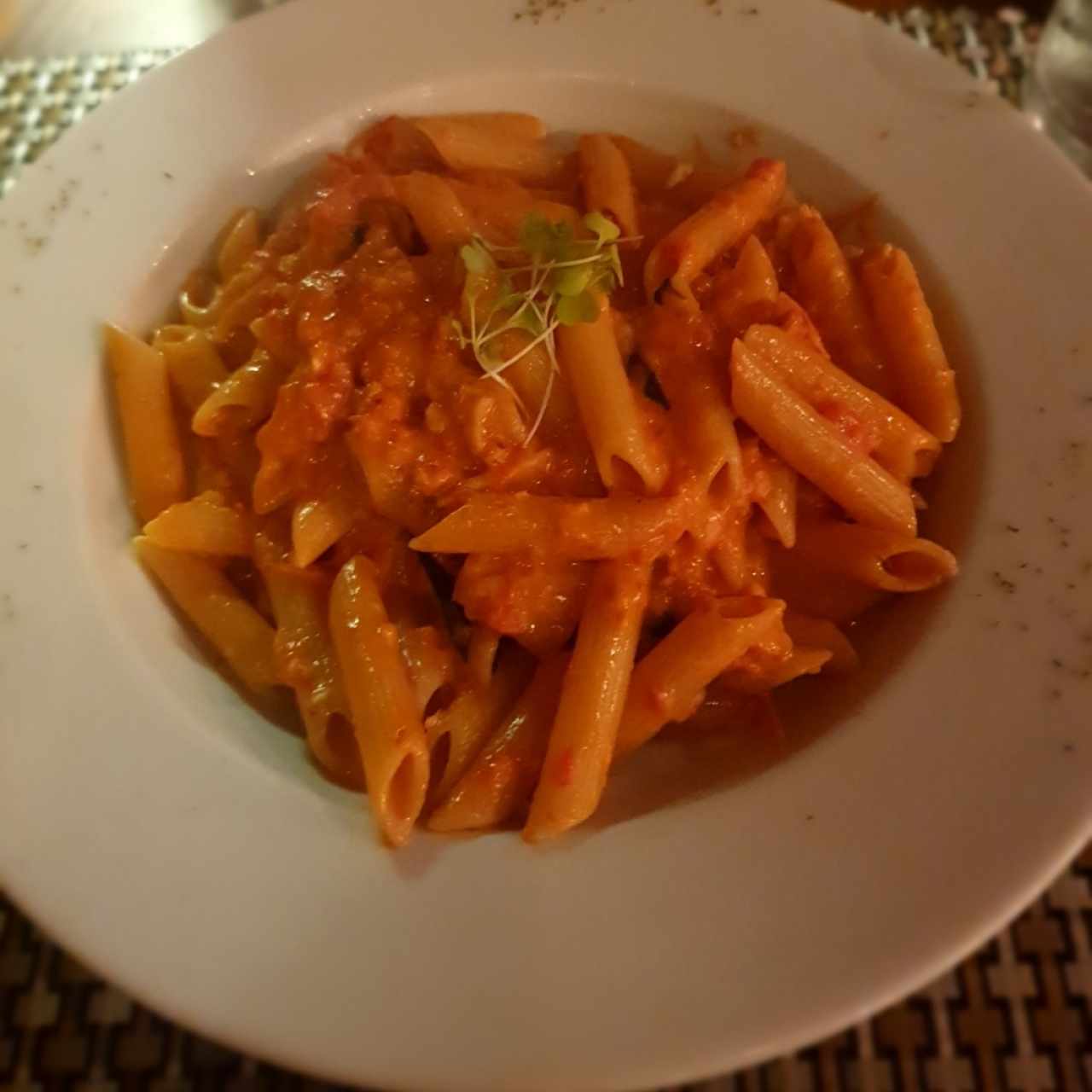 penne al salmon