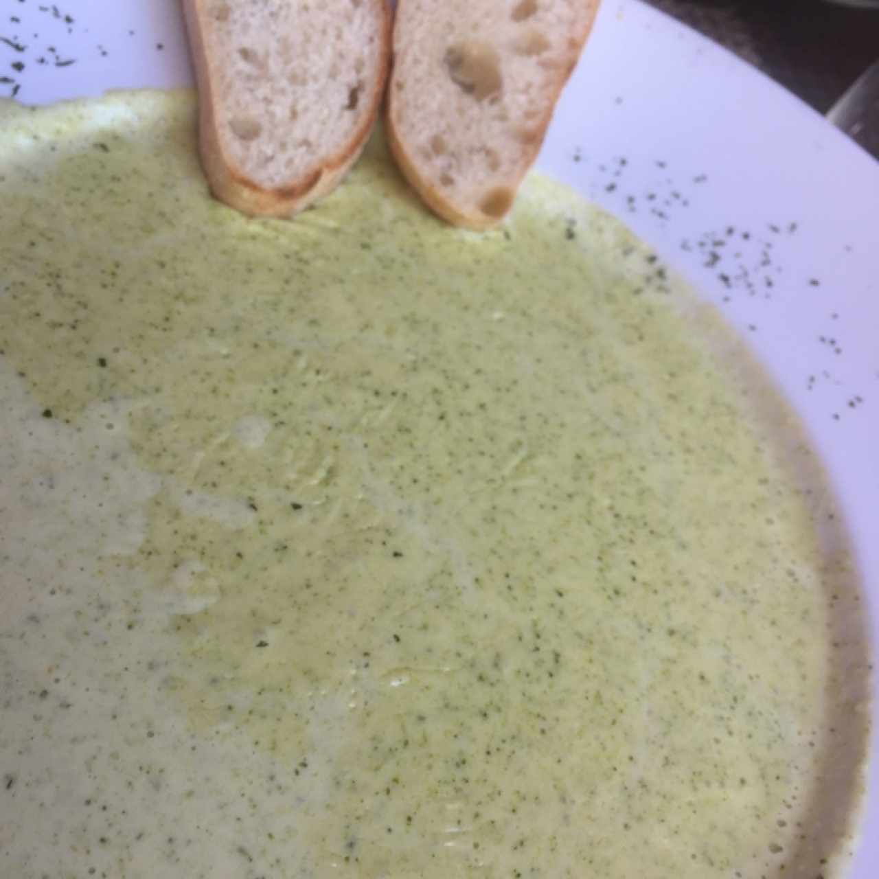 crema de brócoli