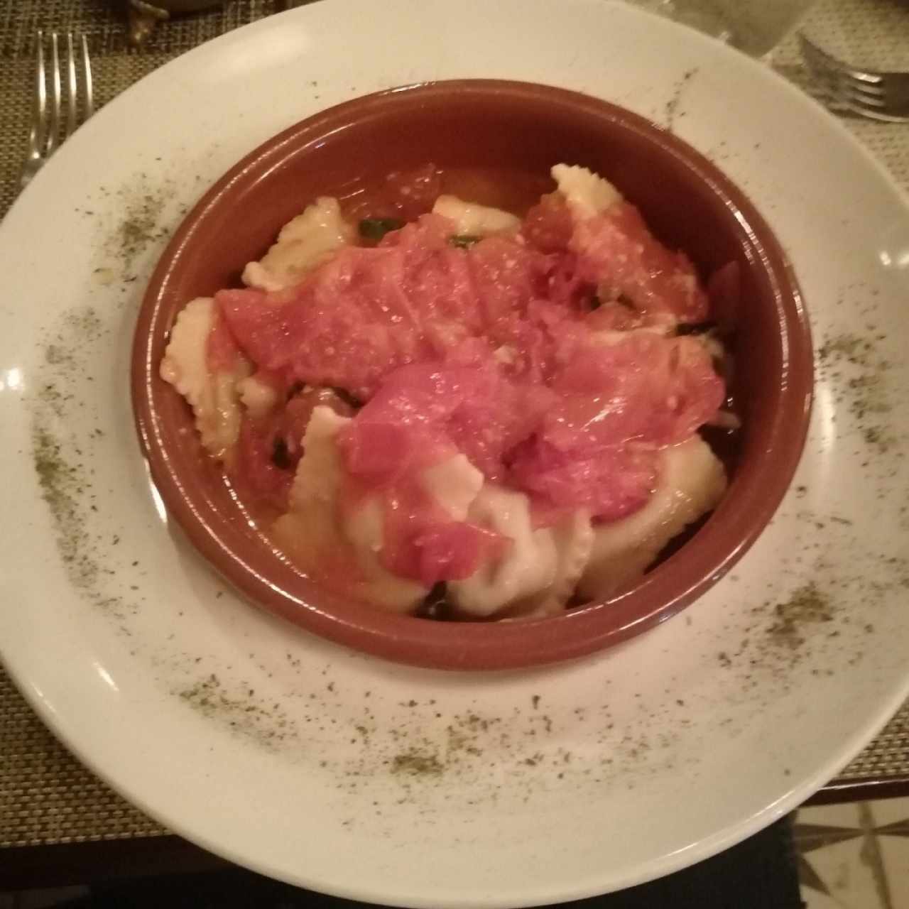 raviolis de carne 