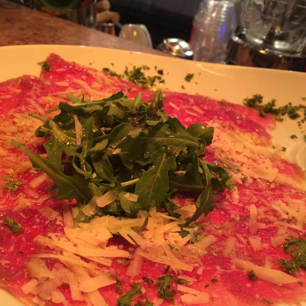 carpaccio de res