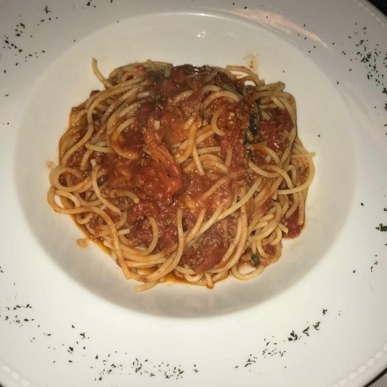 pasta boloñesa