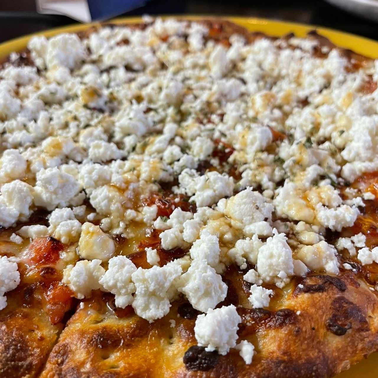 Pizza de Feta y Miel