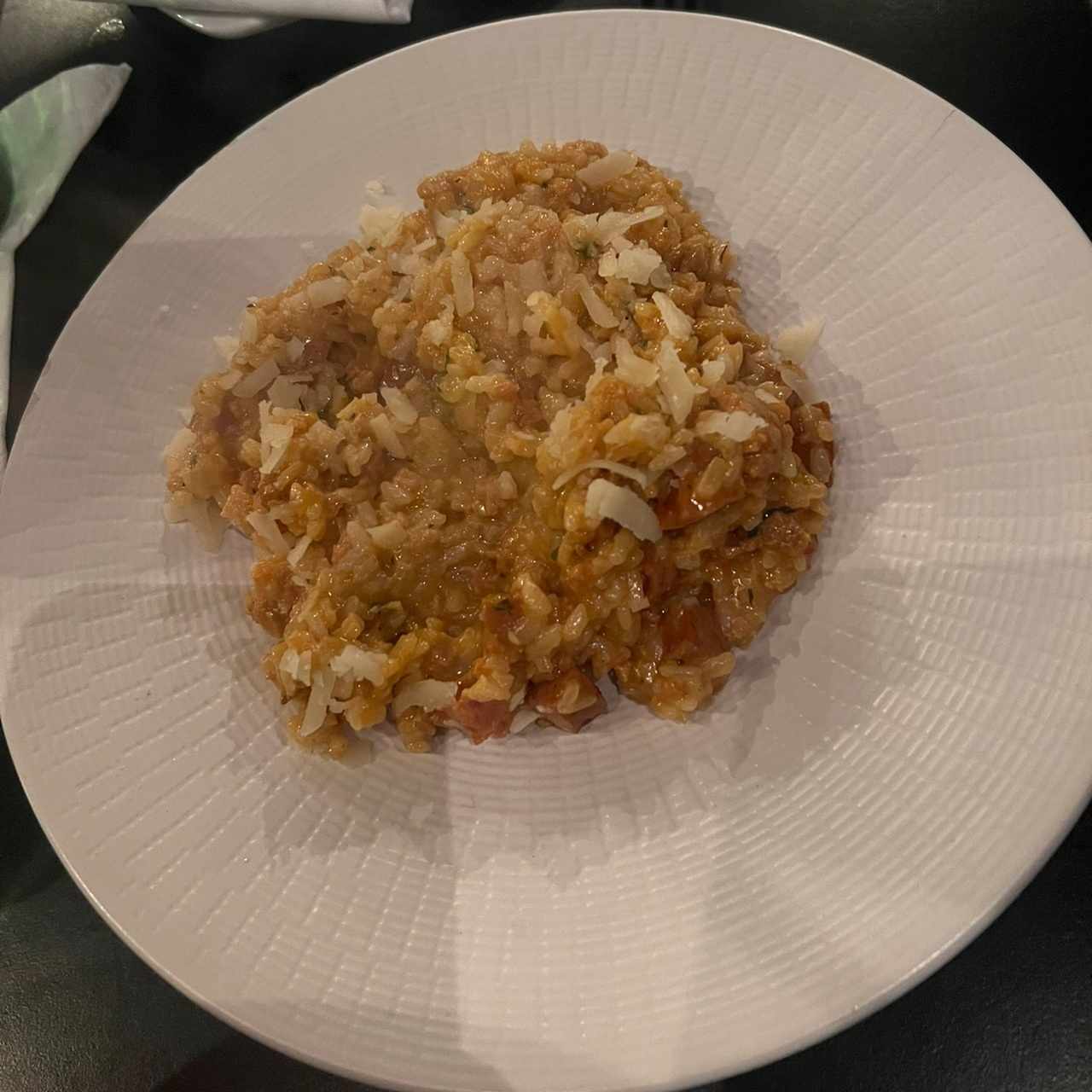 Rissotto de chorizo