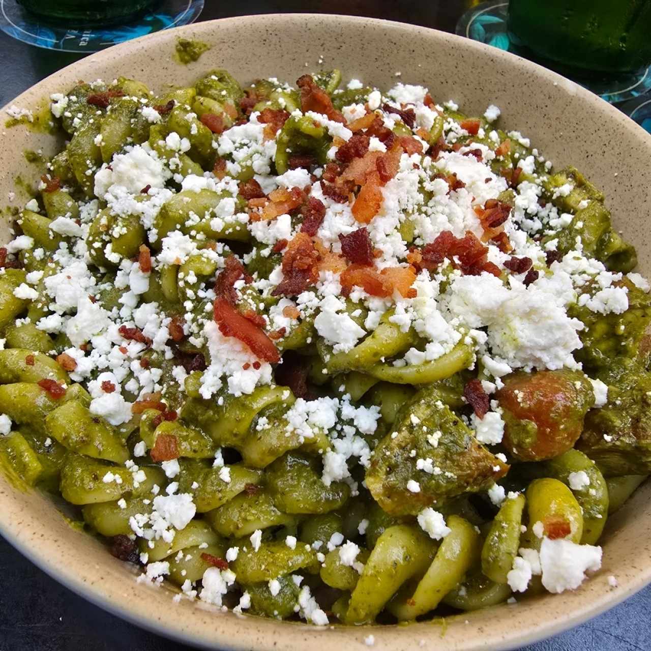 Fusilli al Pesto