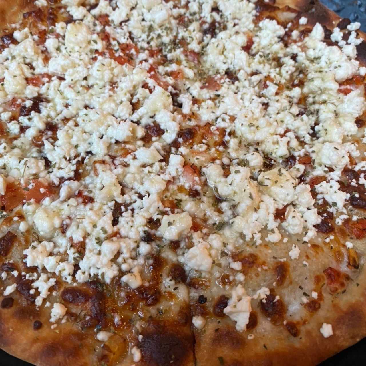 Tomate y queso feta