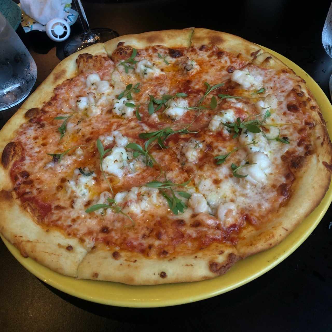 pizza de langostino