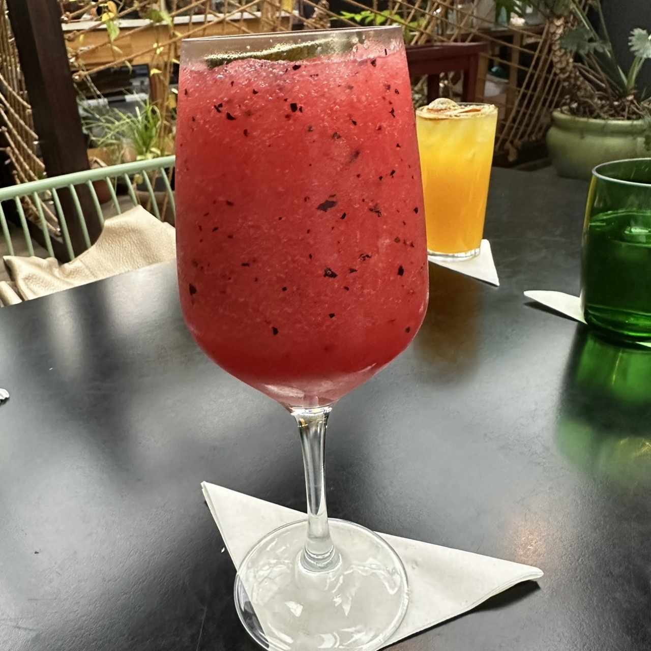 Limonada con cerezas