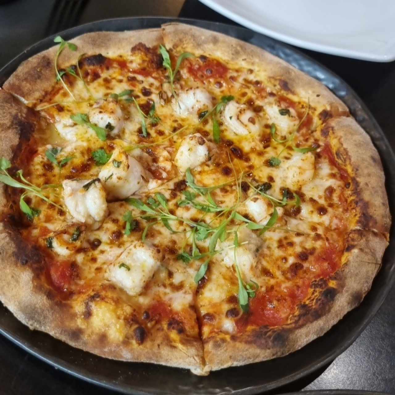 pizza de langostino