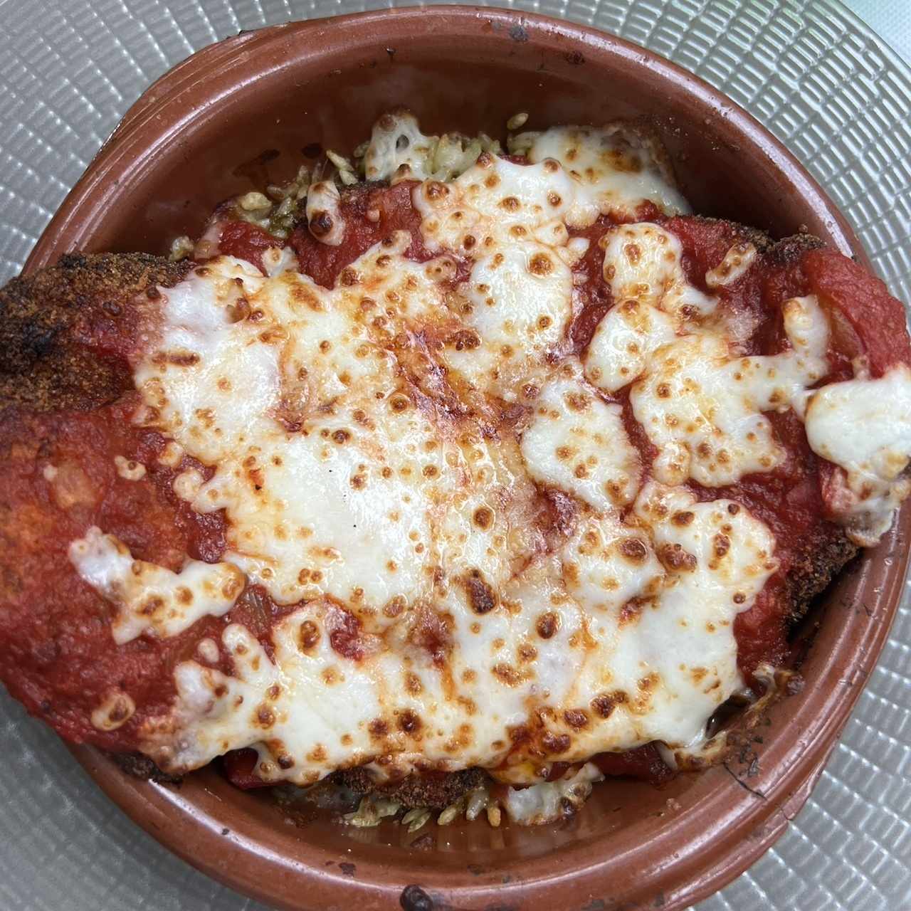 Milanesa de Pollo a la parmigiana