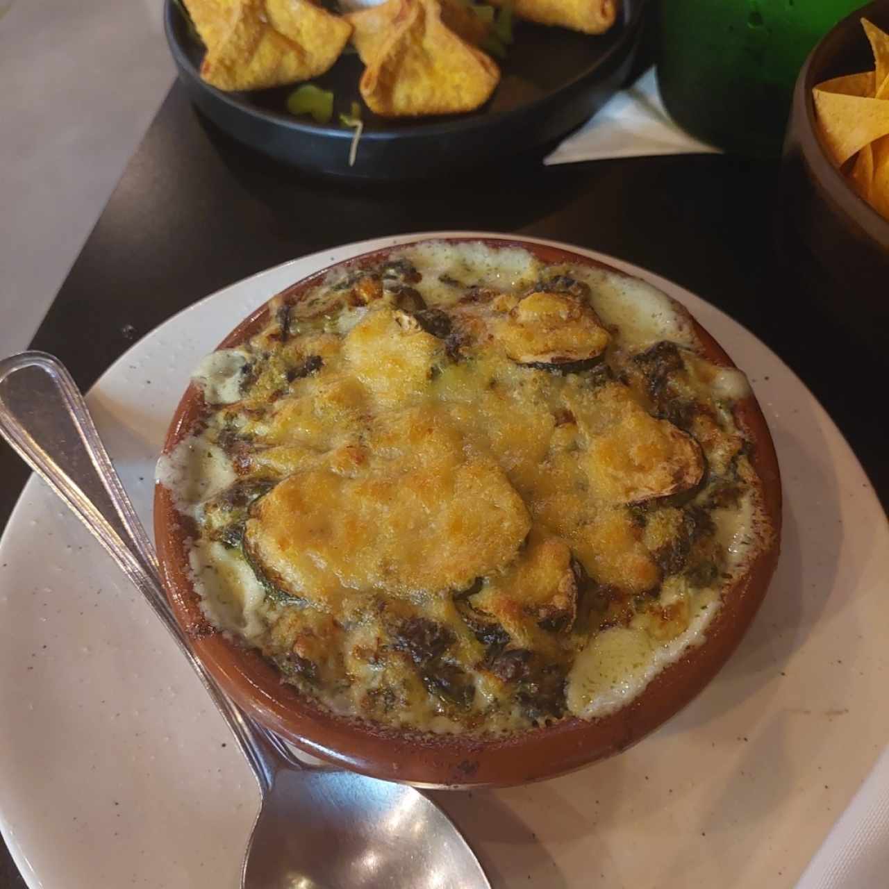 Dip de espinaca y alcachofas