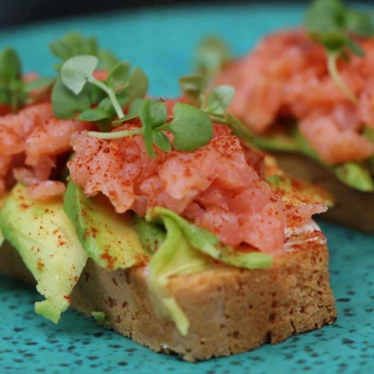 Keto Salmon Toast