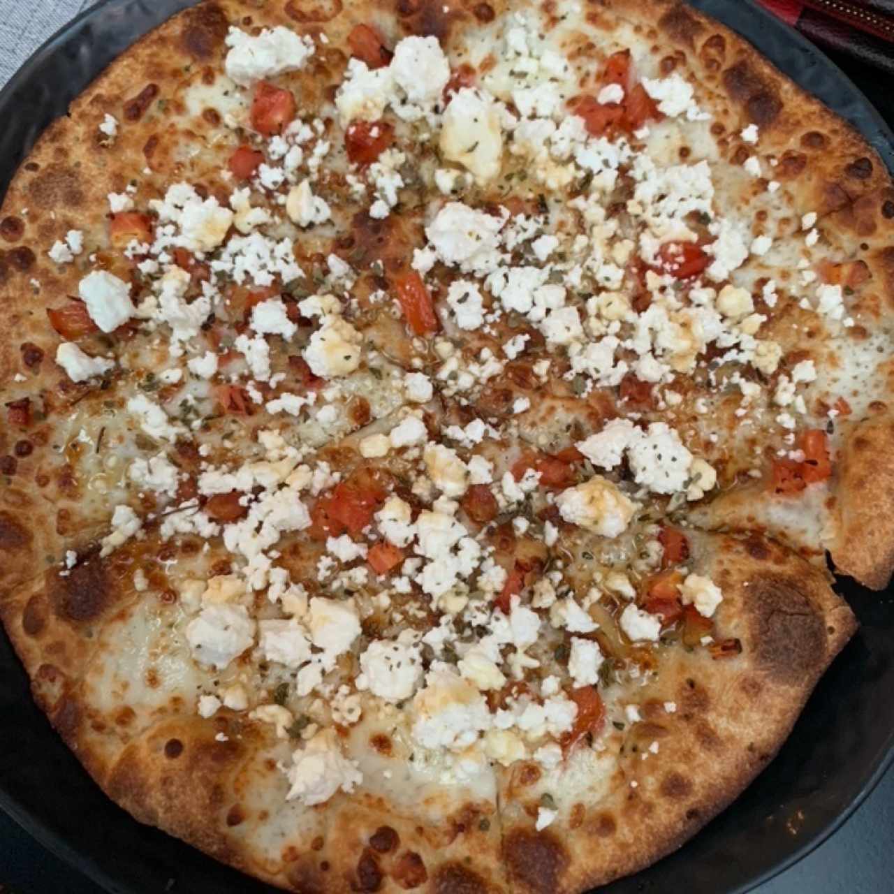 Tomate y queso feta