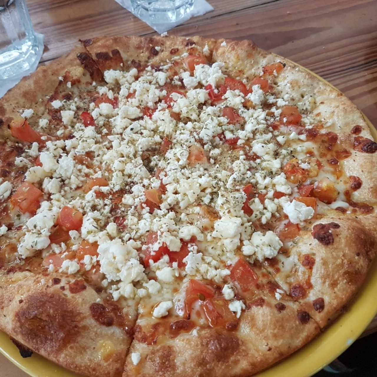 Pizza de Queso Feta y Miel