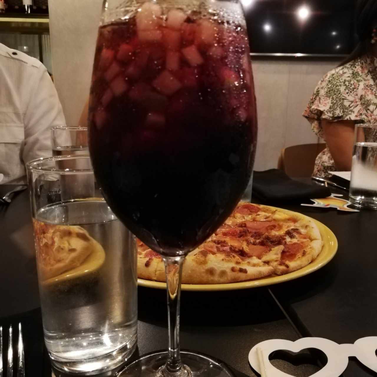 Sangría en vino tinto