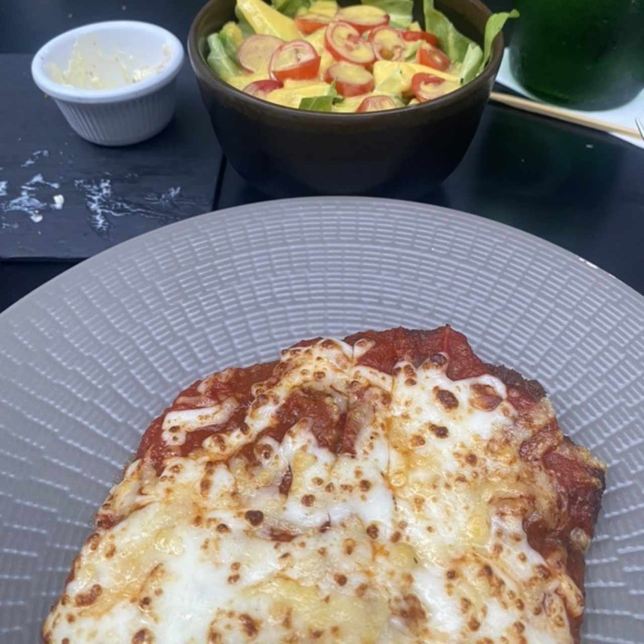 Milanesa de res parmesano