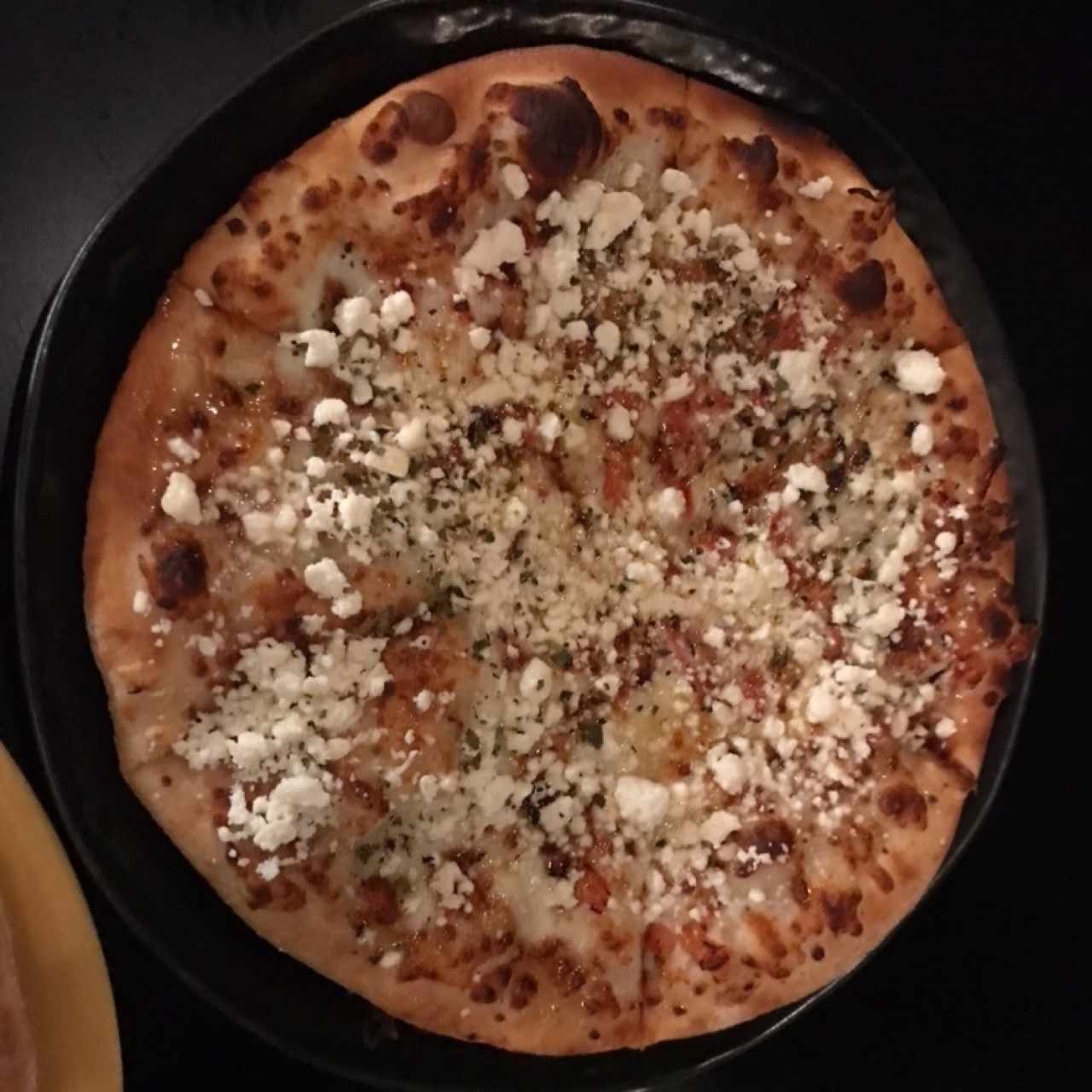 Pizza Queso Feta y miel