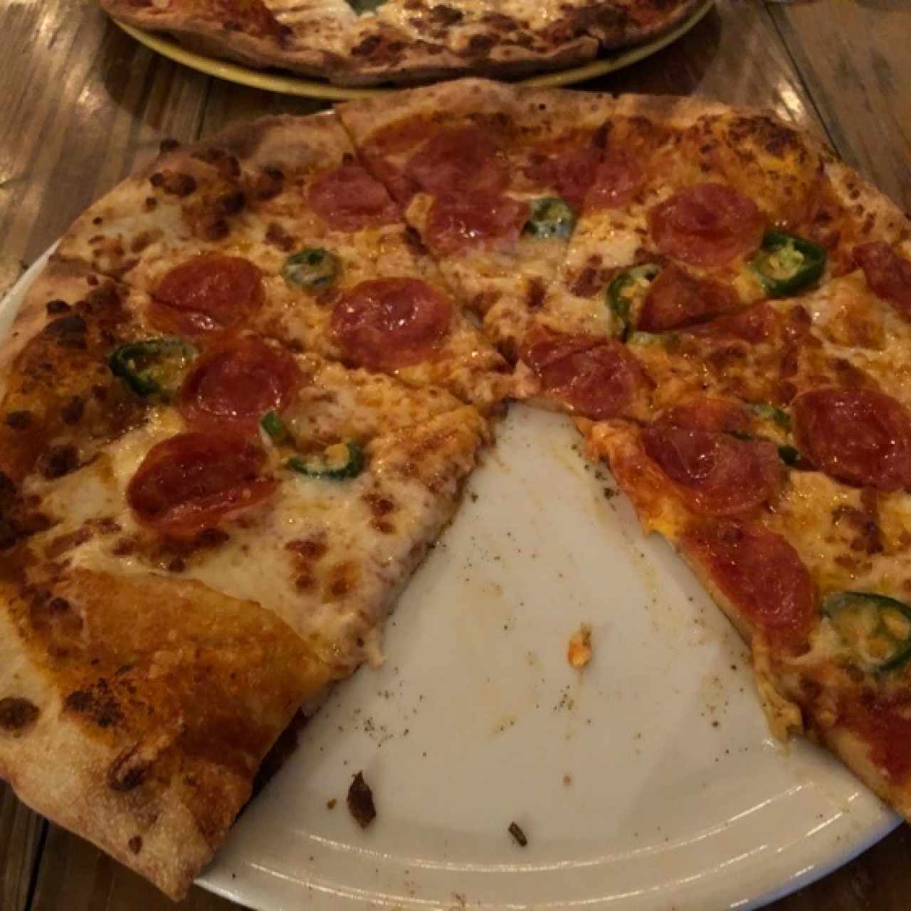 pepperoni y jalapeno