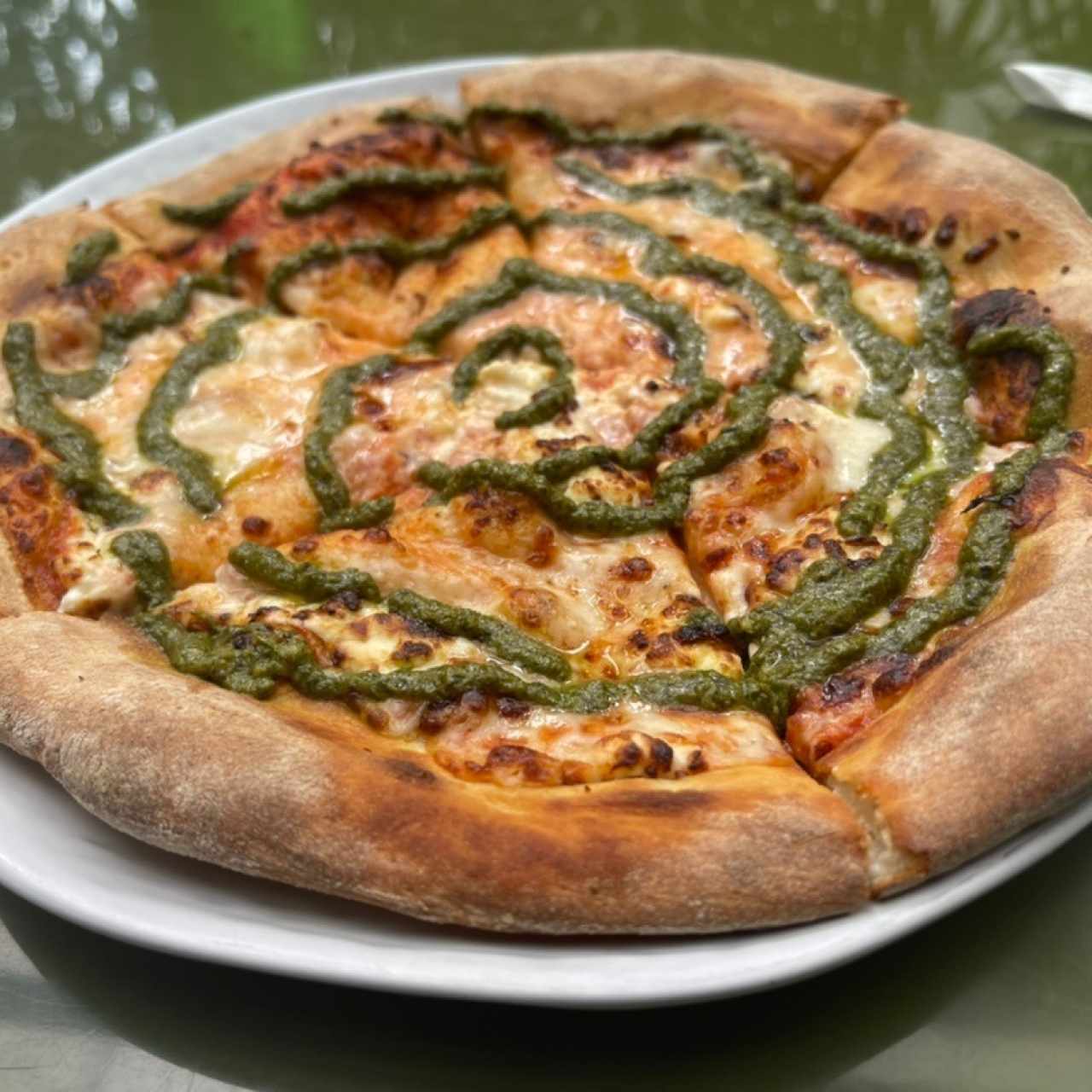 Pizza Queso de Cabra al Pesto 