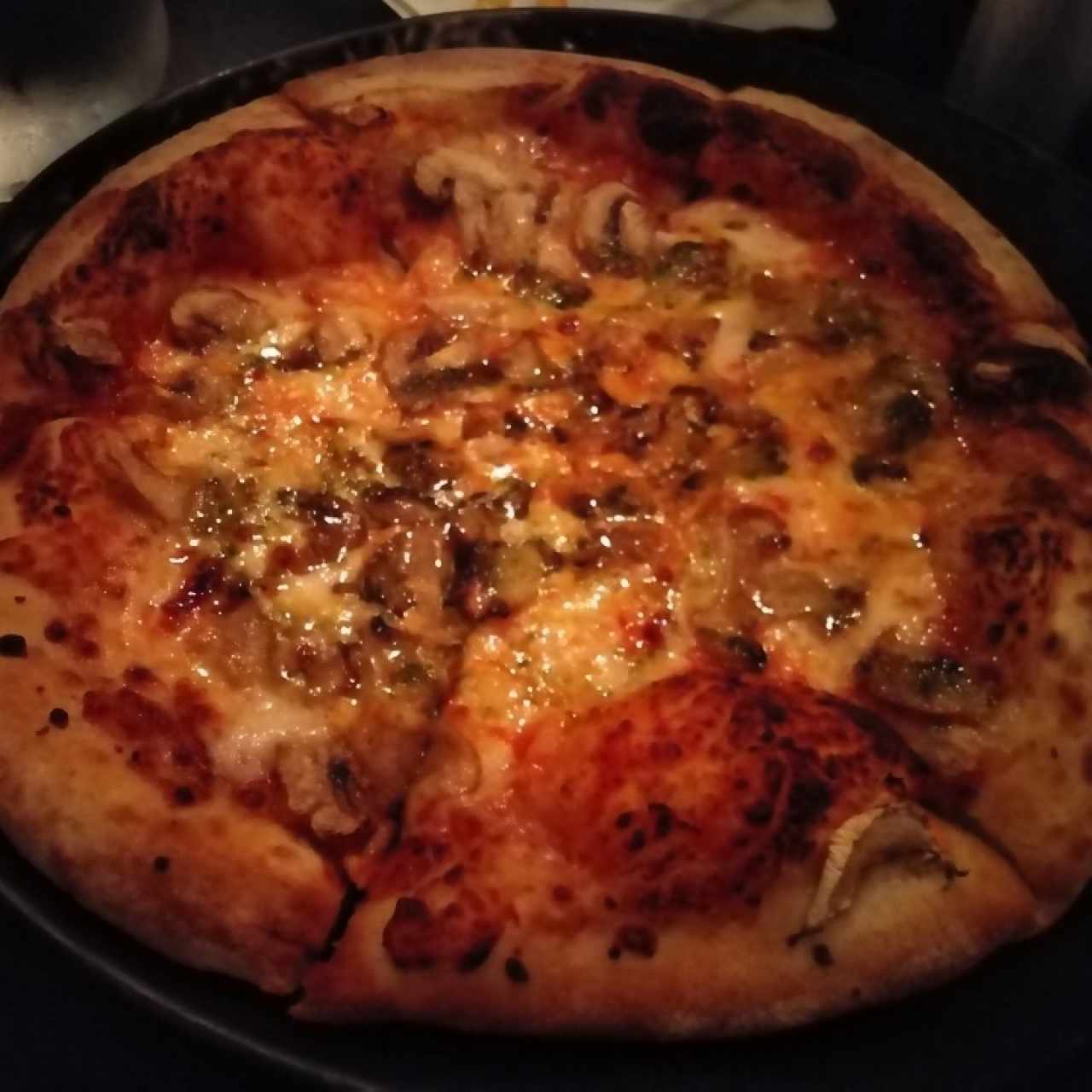 Pizzas 9" - Champiñones al Ajillo