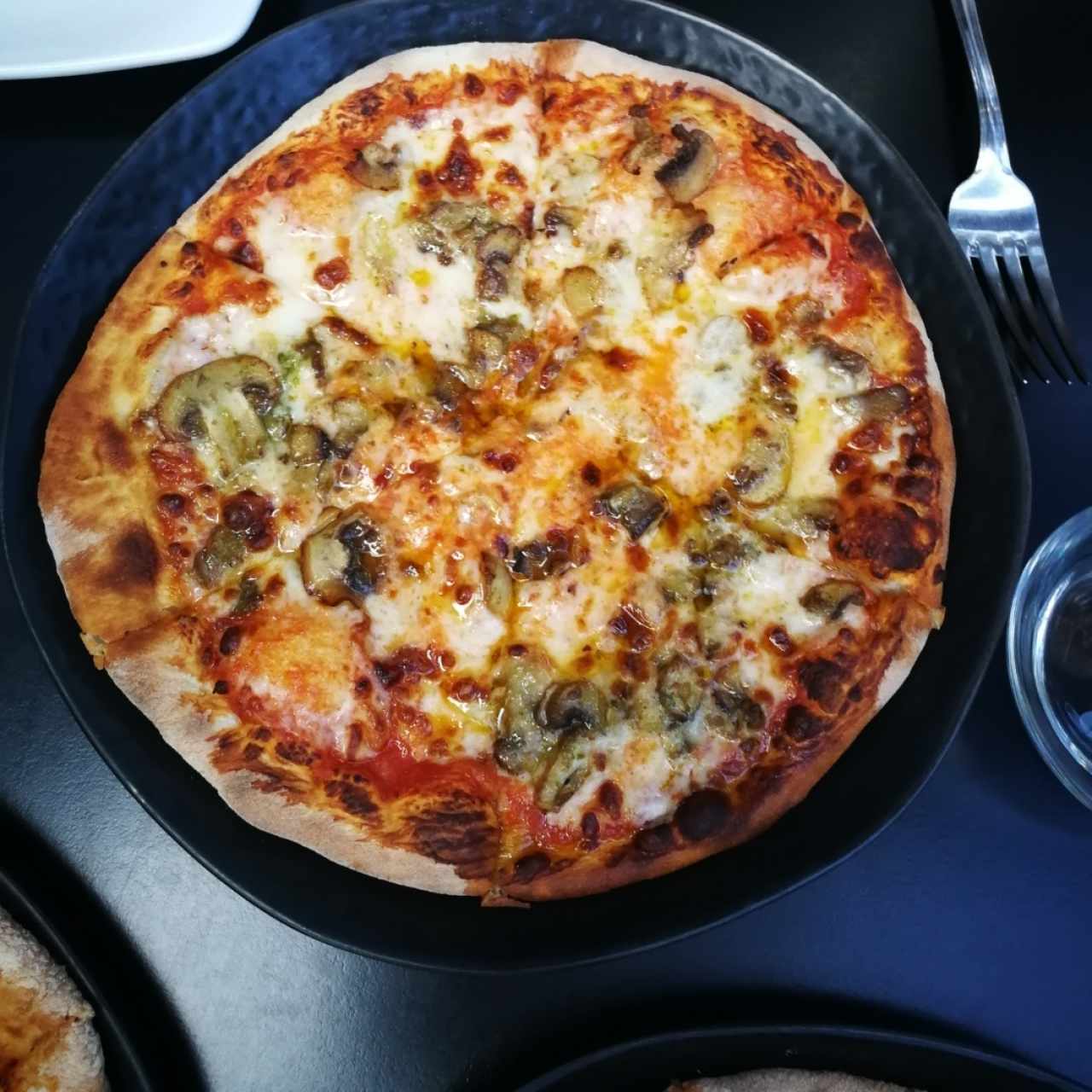 Pizzas - Champiñones al ajillo