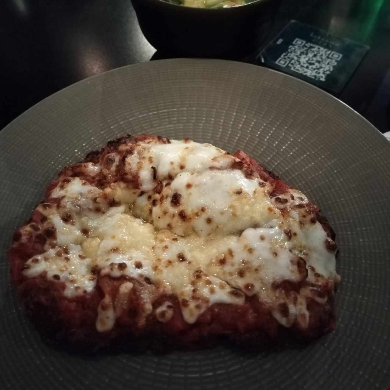 Milanesa de res parmesano