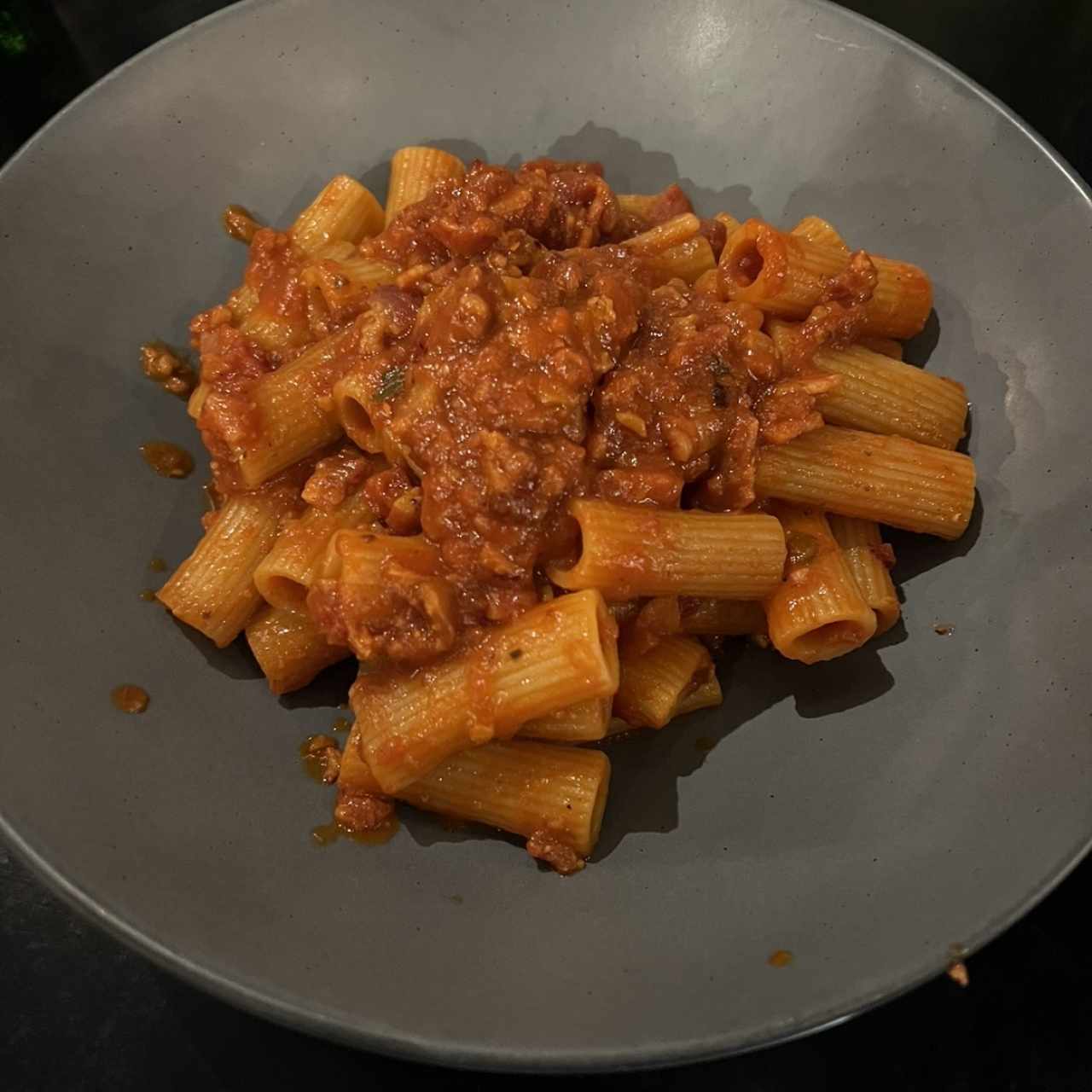 Pastas - Rigatoni all¨amatriciana